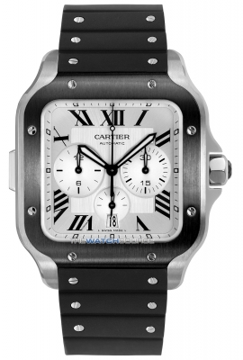 Buy this new Cartier Santos De Cartier Chronograph wssa0017 mens watch for the discount price of £8,835.00. UK Retailer.